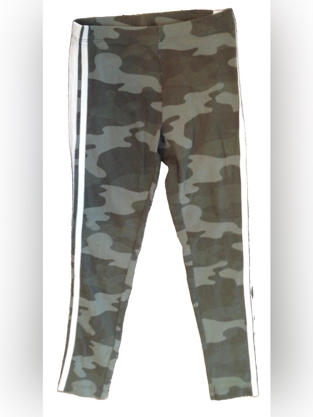 SO Sweatpants Leggings Green Camouflage Girls Size Medium 8 Child